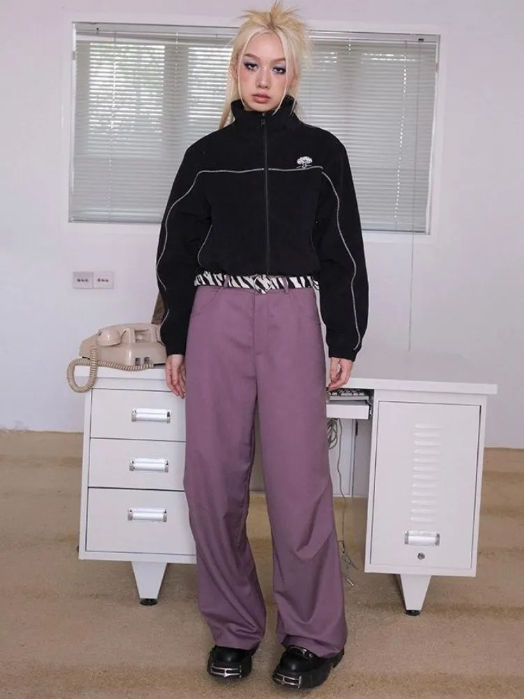 Autumn retro versatile long pants【s0000003398】