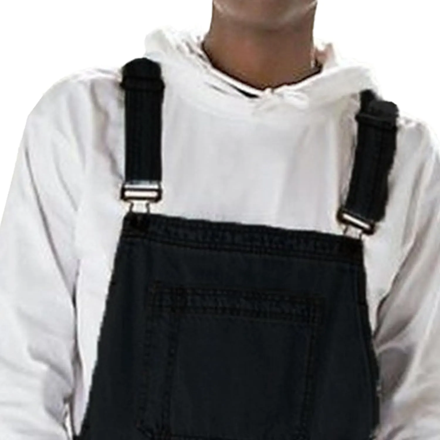 Men's Adjustable Straps Cargo Bib Overalls Casual Stylish Denim Jumpsuit Comfort Solid Loose Outdoor Overalls