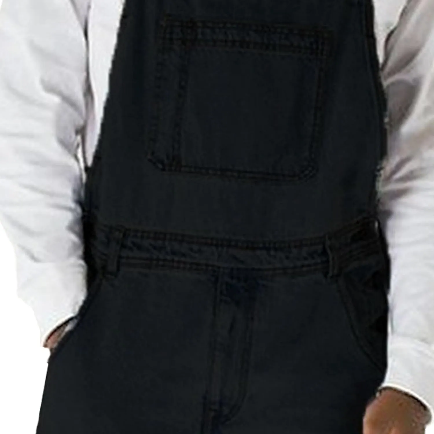 Men's Adjustable Straps Cargo Bib Overalls Casual Stylish Denim Jumpsuit Comfort Solid Loose Outdoor Overalls