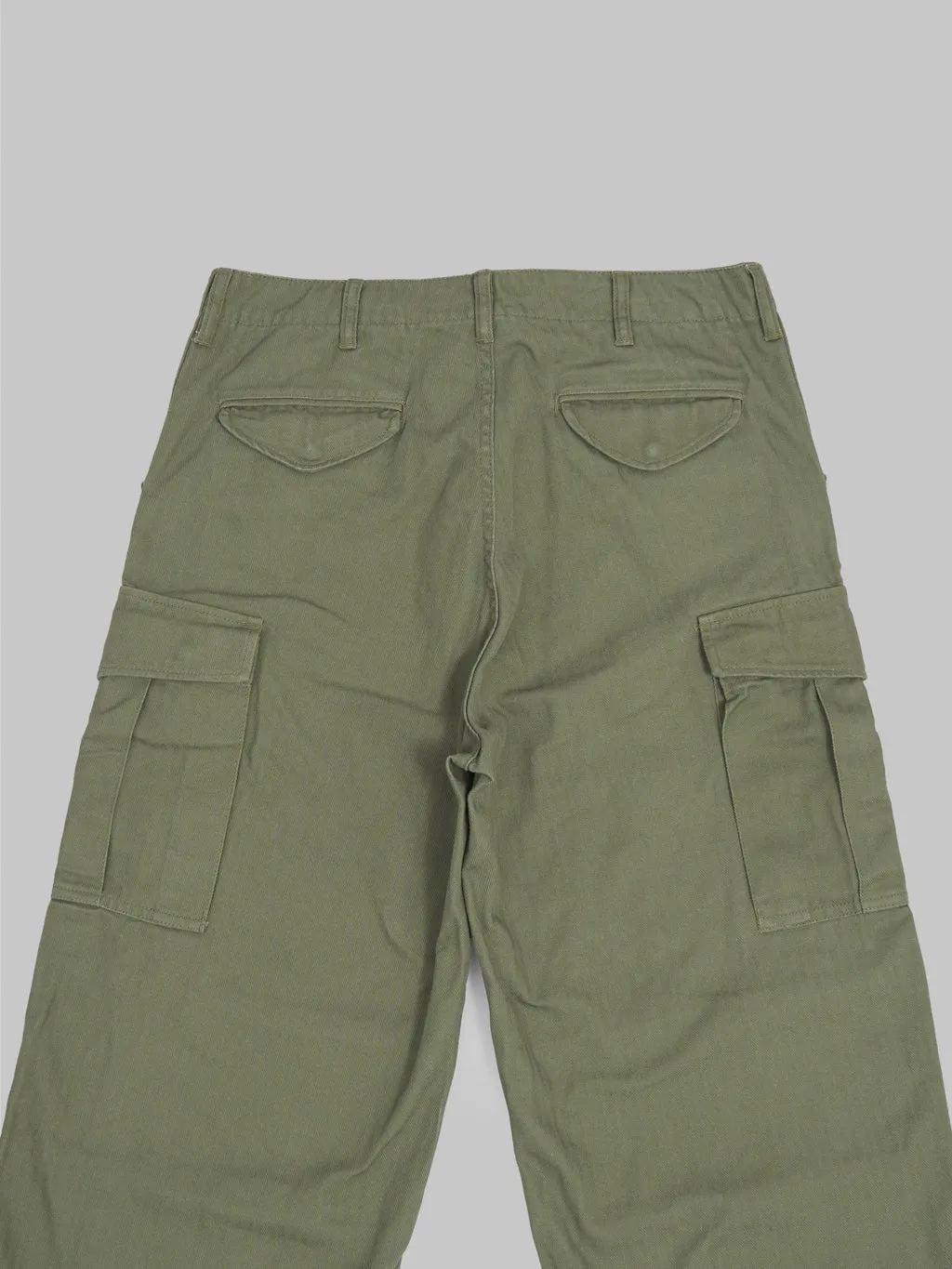 Tanuki Herringbone M-65 Pants Army Green